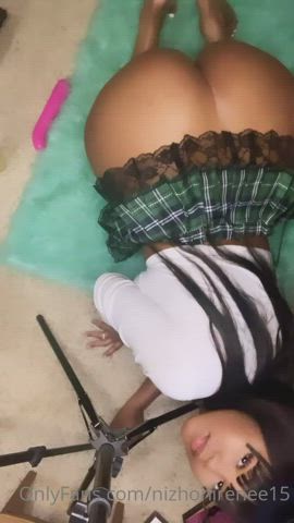 Arab Big Ass Booty Bottomless Bubble Butt Ebony Schoolgirl Tease Teen gif