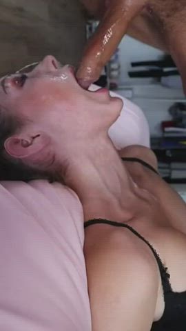 amateur blowjob cum face fuck facial gif