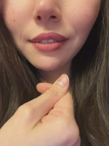 Asian Lips Lipstick Lipstick Fetish Solo gif