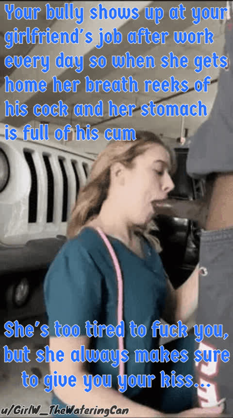 bbc blowjob bully cuckold public gif