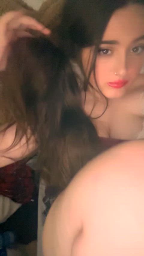 19 years old ass brunette onlyfans pussy spread shaved pussy thick tiktok tits just-boobs