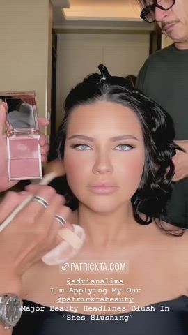 Adriana Lima Big Tits Cleavage gif