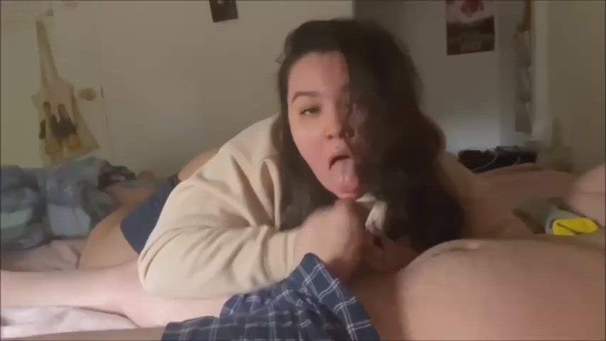 Amateur BBW Cum Cum In Mouth Cumshot Homemade gif