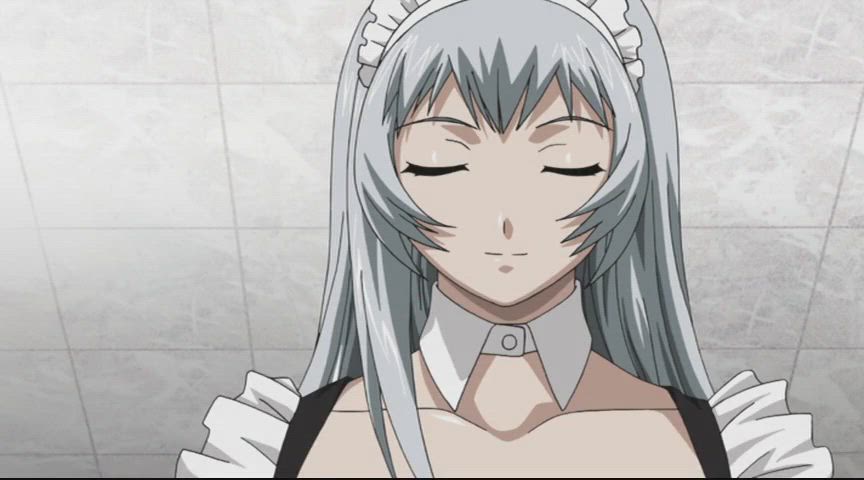animation anime ecchi lingerie maid gif