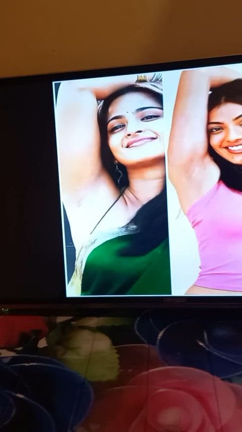 Anushka and kajal armpits that sound of stroke followed my sample of 2 cumshots .