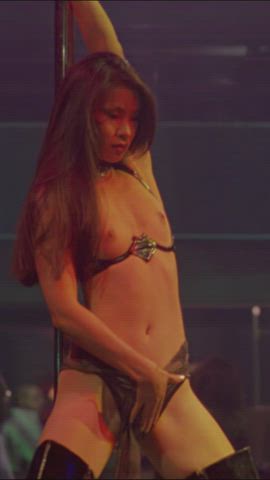 Lucy Liu stripper plot in City of Industry (1997) [Cropped &amp; enhanced]