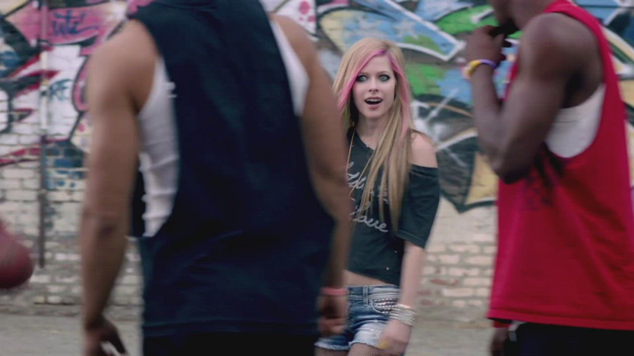 Avril Lavigne Canadian Sport gif