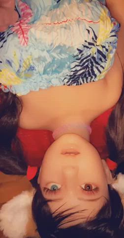 Big Tits Blowjob Face Fuck Oral Sex Doll Sex Toy Silicone Teen Teens Tiny gif