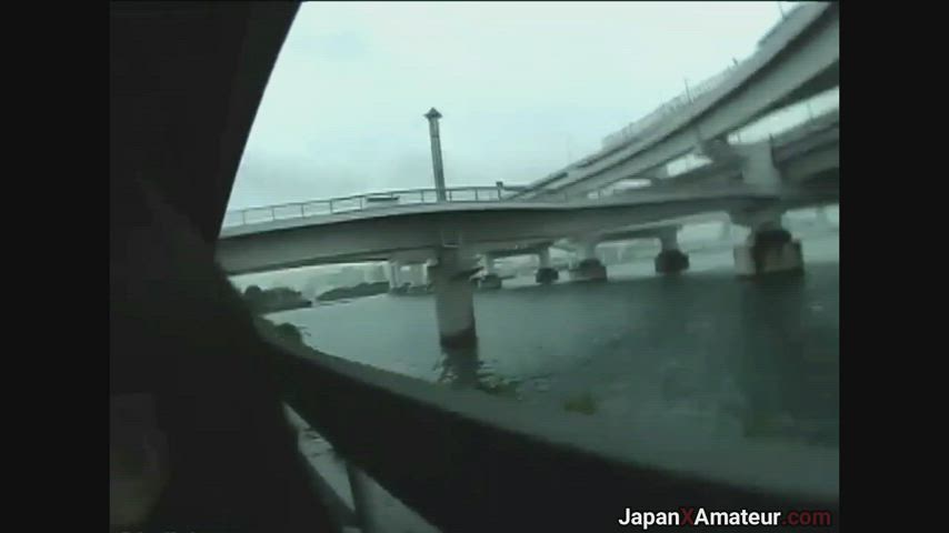 Japanese Girl Giving A Blowjob At A Parking Garage