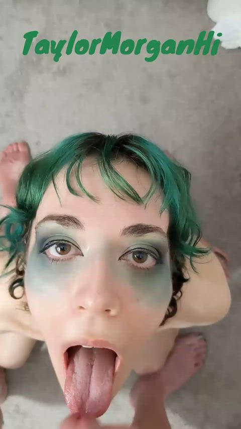 cum cum in mouth cum swallow cumshot onlyfans petite skinny submissive taylormorganhi