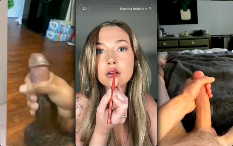 babecock cock cum small tits tiktok white girl goon massive-cock pale-girls petite-chicks