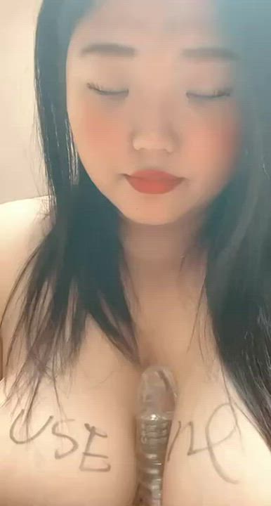 Asian Big Tits Boobs gif