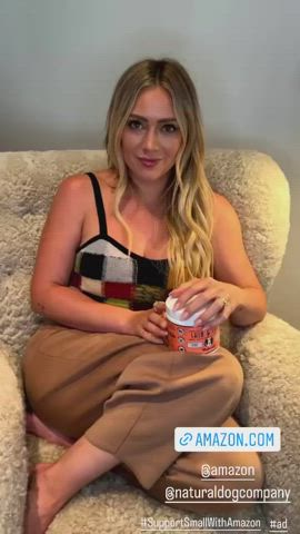 cleavage hilary duff natural tits gif