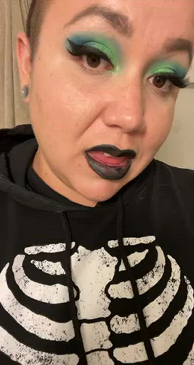 BBW Goth SSBBW gif