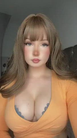 big tits handjob tiktok gif