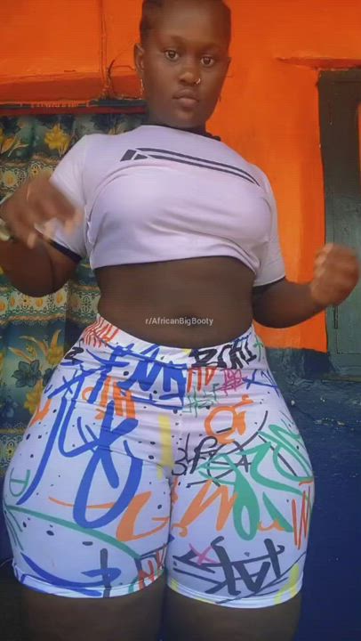 african big ass booty gif