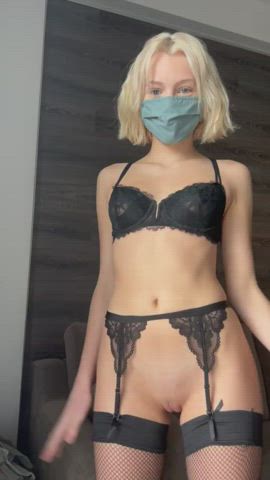 bouncing tits mask nipples petite pussy gif