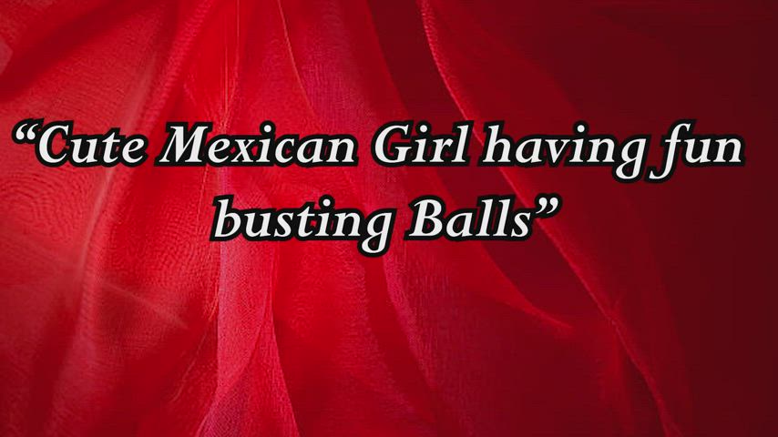 Mexican in Cute Outfit Grabbing and Slapping Balls - Links first comment