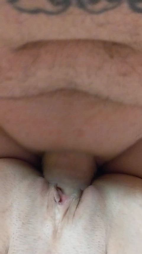 amateur couple pov piercing pussy real couple thick cock wet pussy gif