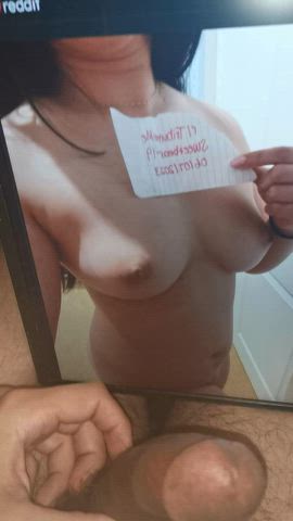 amateur big tits cumshot gif