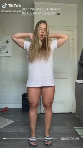 blonde celebrity cum edging european fitness legs thighs tribute gif