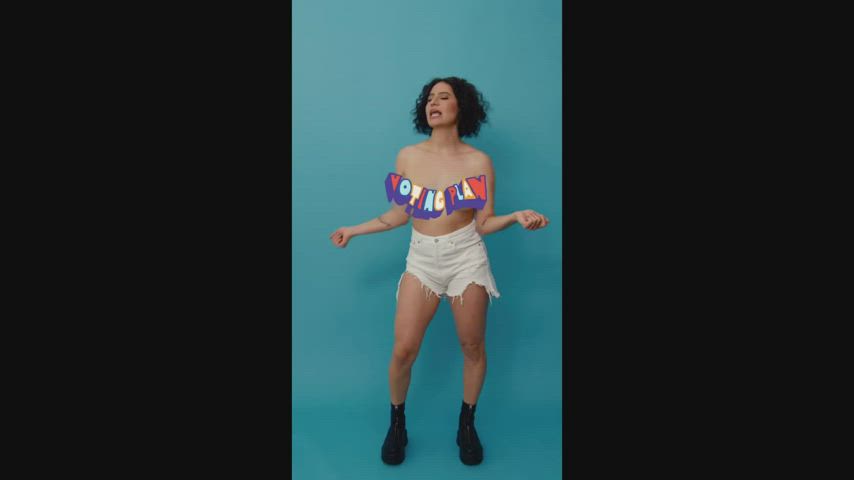 big tits boobs celebrity gif