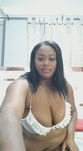 big tits ebony latina gif