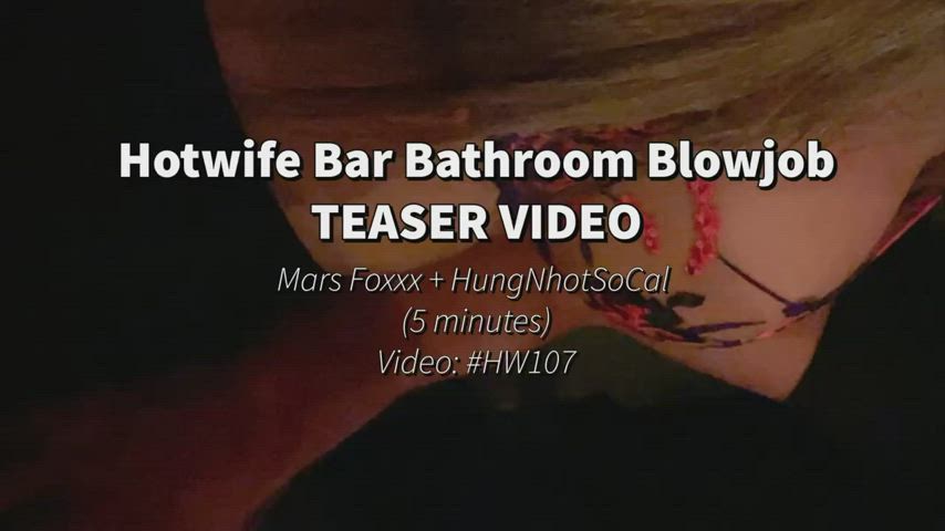 Bathroom Blowjob Bull Cum Swallow Hotwife Public gif