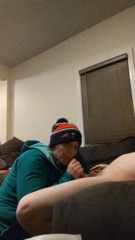 Blowjob Cumshot Stranger gif