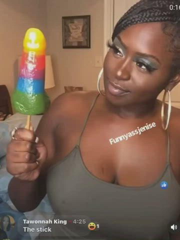 Blowjob Deepthroat Ebony gif