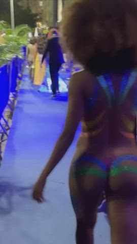 ass bodysuit brazilian celebrity ebony heels tight ass gif