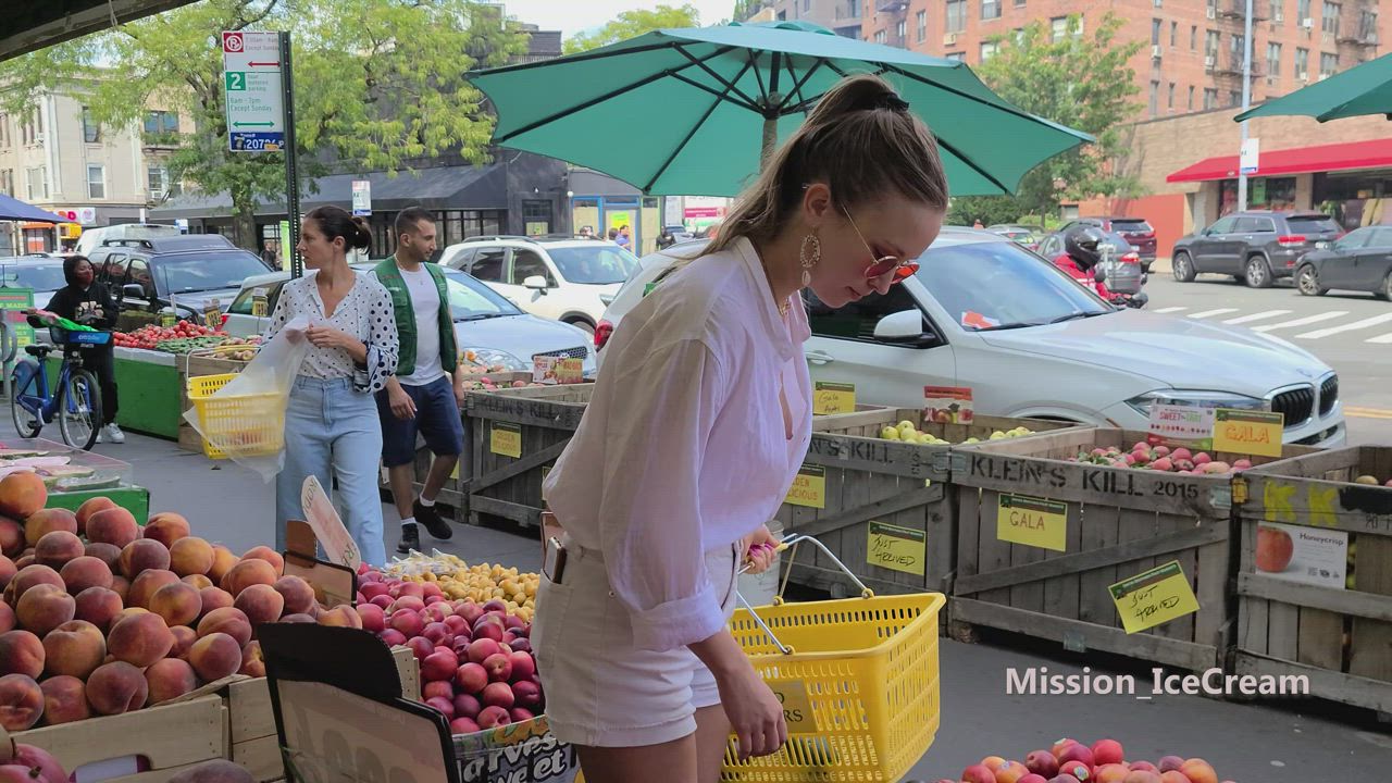 just picking out some fruit