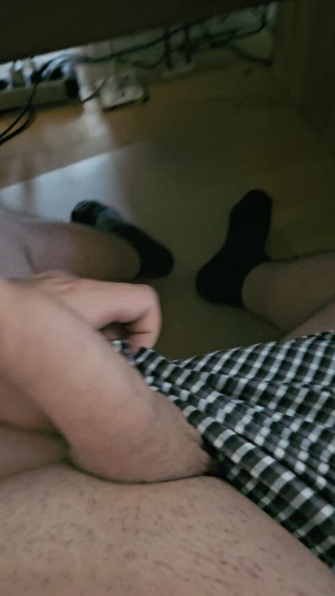 jerk off jerkmate sissy gif