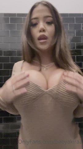 asian big tits blonde gif