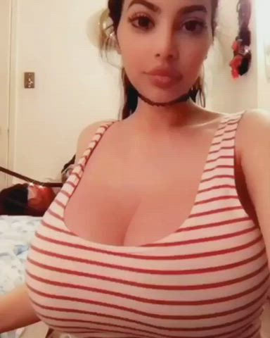 big tits teen tiktok gif