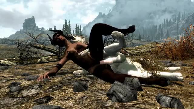 Skyrim Dog spooning Scene 2 Angle 1