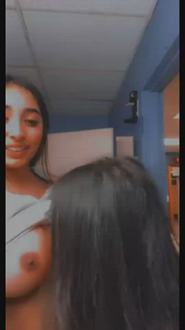 bollywood boobs celebrity desi indian lesbian lesbians sucking tit worship gif