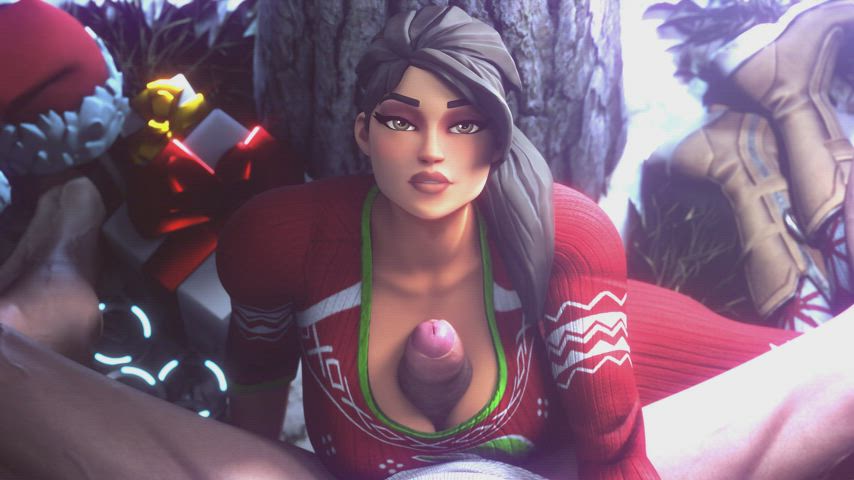 Christmas SFM Titty Fuck gif