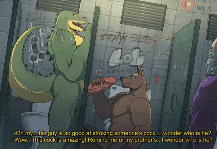 animation brother gay handjob hentai loop monster cock public rule34 yaoi gif