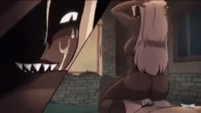 Animation Big Ass Big Tits Ebony Reverse Cowgirl gif