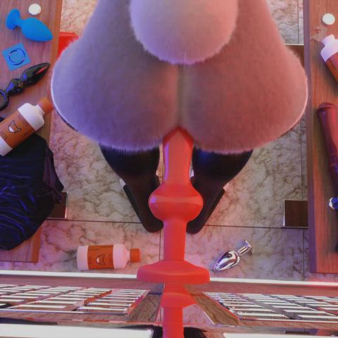 Animation Bunny Dildo Sex Toy gif