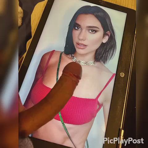 Dua Lipa cum and cock tribute 💦