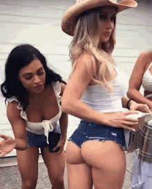 cowgirl farm spanking gif