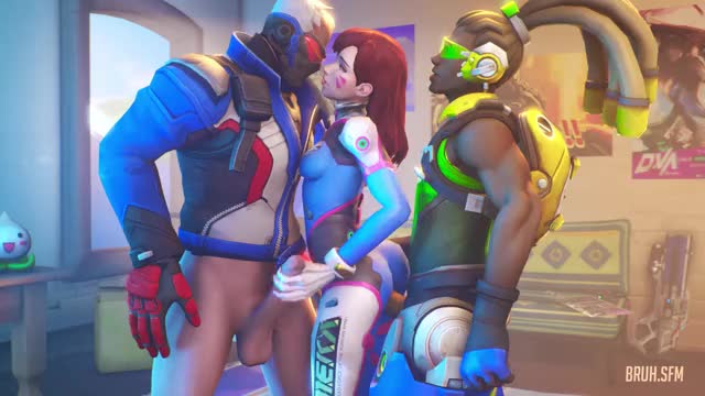 D.Va x Lúcio x Soldier 76