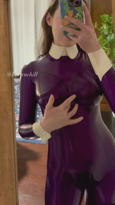 Catsuit Latex Rubber gif