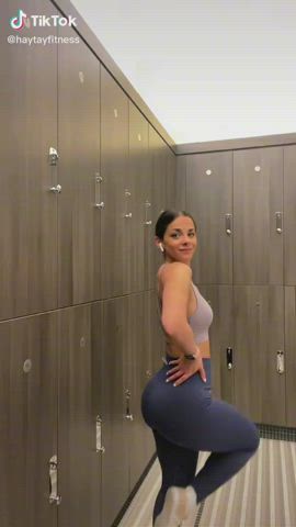 fitness gym legs locker room pawg thick gif