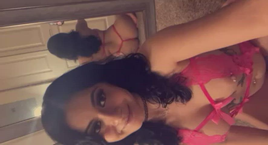 ass boobs latina lingerie thick tits titty drop tiny-tits gif