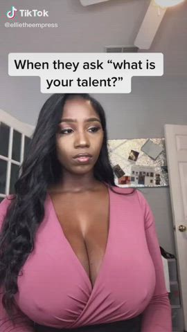 big tits clothed ebony huge tits gif