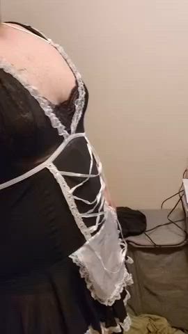 anal butt plug maid sissy sissy slut gif