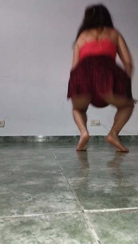 My skirt doesn't cover my entire ass when I dance